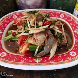 ตำกุ้งสดปลาร้า