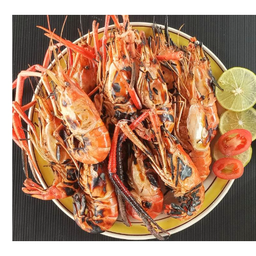 กุ้งตัวผู้หัวมันเยิ้มเผา 1กิโลกรัม