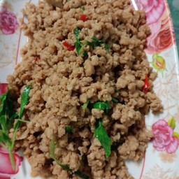 ข้าวกะเพราหมูสับ