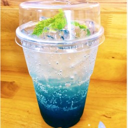 บลูฮาวายมะนาวโซดา(Blu Hawaii Lemon Soda)