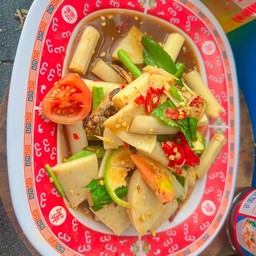 ตำไหลบัวหมูยอ