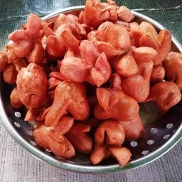 ฮอทดอกแดงทอดน้ำจิ้มแซ่บๆ