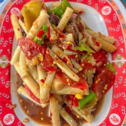 ตำไหลบัวปลาร้า