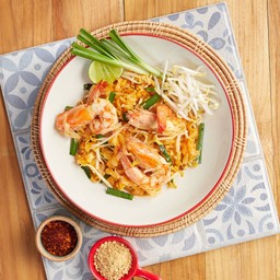 ผัดไทยกุ้งสด