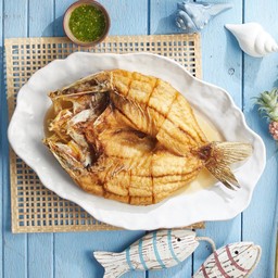 ปลากระพงทอดน้ำปลา (ตัว)