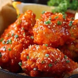 ไก่ทอดหรือไก่ทอดซอสเกาหลี