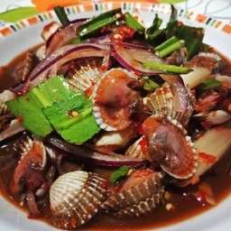 ยำไหลบัวหอยแครง