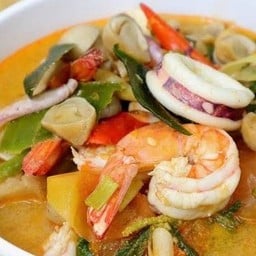 ต้มยำรวมมิตรทะเล น้ำข้น