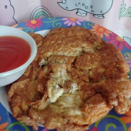 ไก่ทอดเสียบไม้ เคหะออเงิน