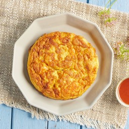 ไข่เจียวกุ้งสับ ( นุ่ม / ฟู )