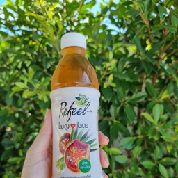 น้ำมะตูมใบเตย Refeel 430 ml (ไม่ใช้วัตถุกันเสีย)