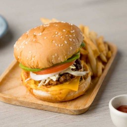 sweet burger สาขาตลาดโดม