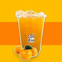 น้ำส้มใส่น้ำแข็ง