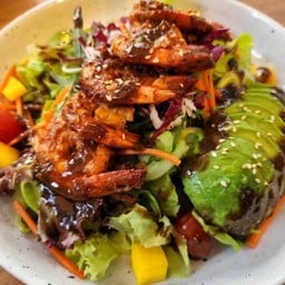 Seared Paprika Shrimp Salad