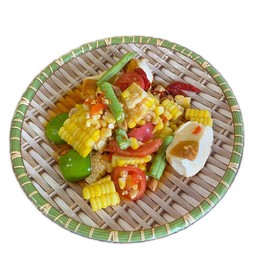 ตำข้าวโพดไข่เค็ม