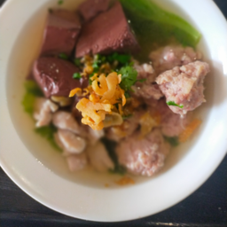 ต้มเลือดหมูสับ(ไม่ได้ใส่เครื่องใน)