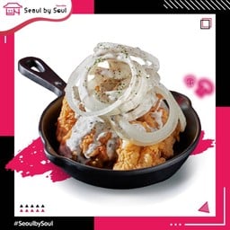 ไก่ทอดซอสทรัฟเฟิล 6 ชิ้น