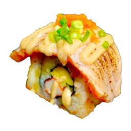 โรลแซลมอนเบริ์นซอสส้ม