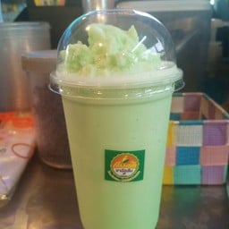 นมสด แคนตาลูป Fresh milk, cantaloupe 鲜牛奶、哈密瓜