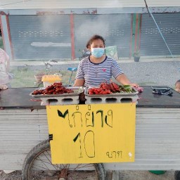 หนุ่มเต้าหู้ทอด (สาขา 1 ) ตลาดนัดอ้อมน้อย