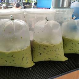 ชาเขียวแบบถุง