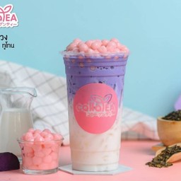 มันม่วง นมสด ทูโทน Deli