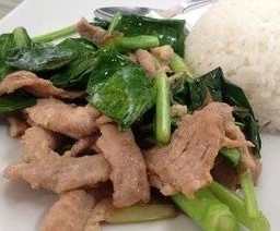 ข้าว..ผัดคะน้า