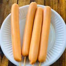 ไส้กรอกชีสไก่ (ไส้ทะลัก)