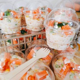 บ้านสลัด ดอนหัวฬ่อ น้ำสลัดสูตรไม่ใส่ไข่🙅🥚 แต่ใส่ใจทุกเมนู🥗