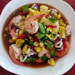 ยำข้าวโพดทะเล