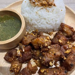 โชคดี ข้าวหมูทอด