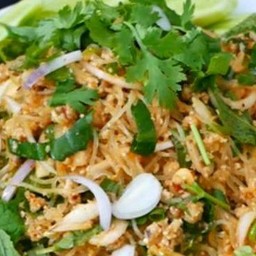 ลาบวุ้นเส้นหมูสับ