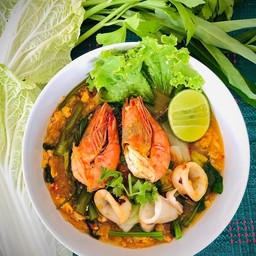 สุกี้น้ำ - กวางตุ้ง ( เนื้อสัตว์เลือกได้ )