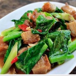 ผัดคะน้า(กับข้าว)