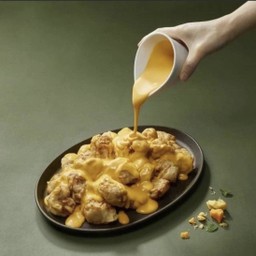 No.079 치킨 치즈 소스ไก่ทอดราดชีส ( Chicken Cheese Sauce )