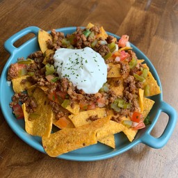 Nacho Spicy Ground Pork ( นาโช่หมูบดรสเผ็ด )