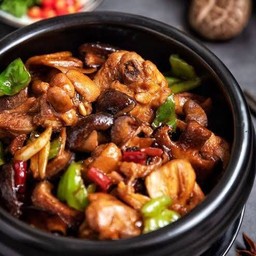 ไก่อบขิง 黄焖鸡 Huang men Ji สูตร มณฑลชานตง