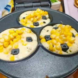 วาฟเฟิลไส้ข้าวโพด3ชิ้น