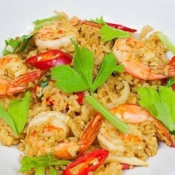 ข้าวผัดผงกะหรี่กุ้ง S
