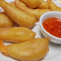 กุ้งชุบแป้งทอด