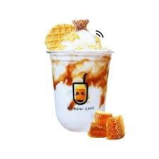 นมหมีปั่นนํ้าผึ่ง