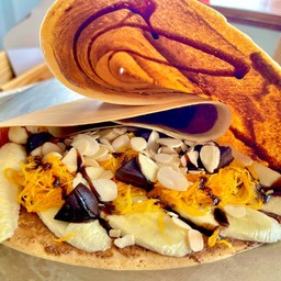 ช็อกโกแลต+กล้วยหอม+ฝอยทอง+บราวนี่+อัลมอนด์