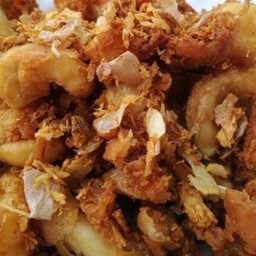 ไส้ตันทอดกระเทียม