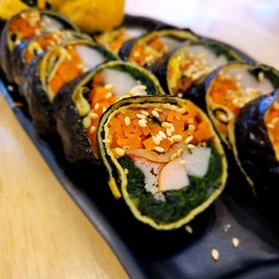 คิมบับไข่ห่อสาหร่ายใส่ชีส No rice Kimbap with cheese