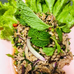 ลาบเนื้อสุก