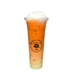 ชาแดงนมบุกไข่มุกบราวน์ชูก้าร์ ( ชานมไข่มุก )