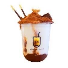 นมหมีปั่นไมโล