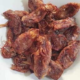 ปลาหมึกแห้งทอด