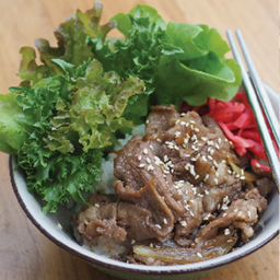 ข้าวหน้าหมูชาบู
