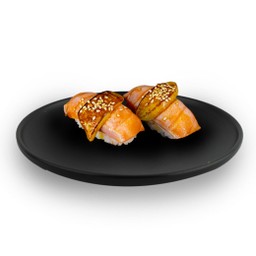 ALC-H009 Double Salmon Top Foiegras Sushi